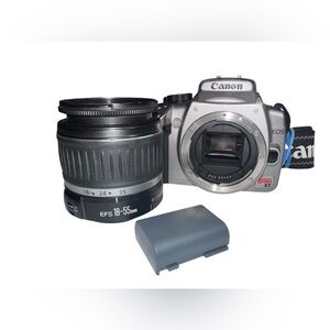 🔥 Canon EOS Digital Rebel XT SLR Camera w/EF-S 18-55mm f/3.5-5.6 58mm Lens 🔥